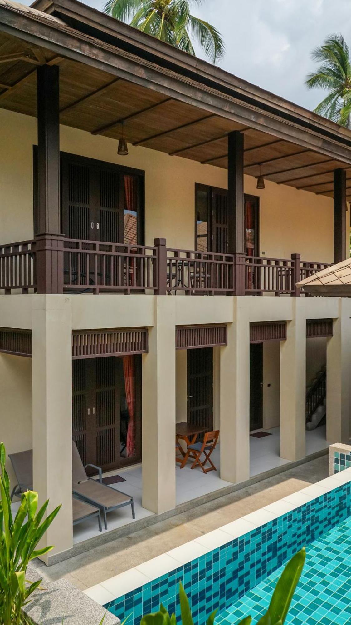 Large 4 Bed Villa Short Walk To Maenam Beach Маенам Экстерьер фото
